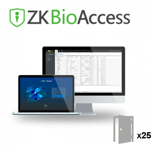 Zkteco Software P/ Controlo De Acesso Bioaccess Até 25 Portas Tcp/ip E Wifi - Zkteco