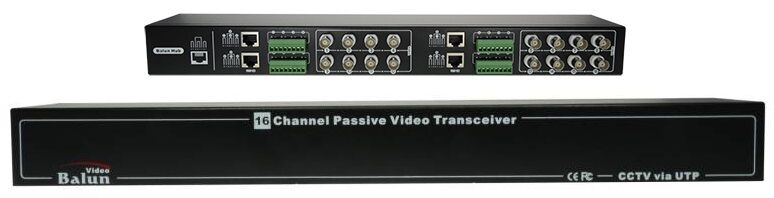 Default Transmissor/receptor 16 Camaras Cctv Por Cabo Utp Rj45 (optimizado Para Hdtvi / Hdcvi / Ahd)