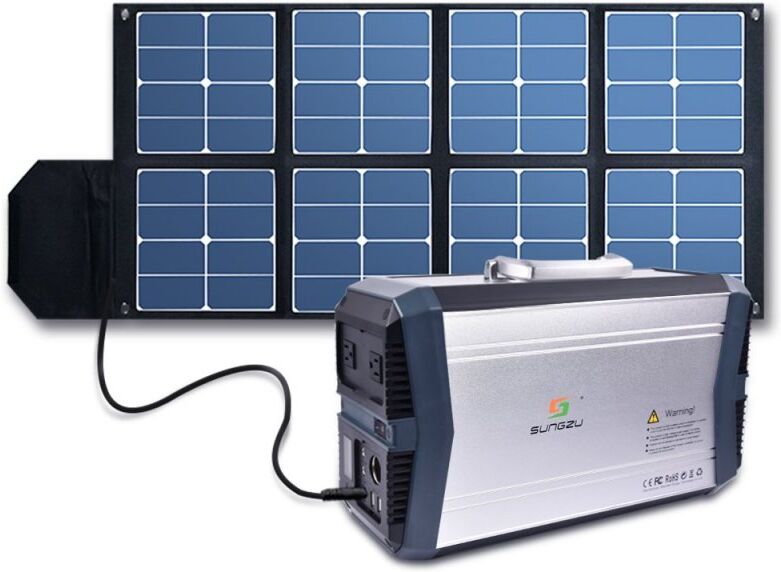 MXM Baterie de exterior si panou solar 500W / 100W