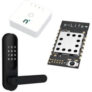 Nimly Touch Ultimate Black + Connect Module & Connect Gateway Kodlås, Larm & Säkerhet