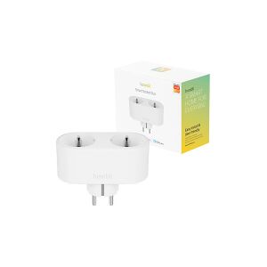 Hombli Smart Socket Duo WiFi   16A   vit