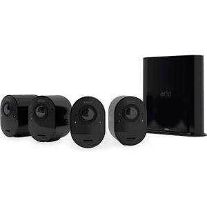 Arlo Ultra 2 spotlight camera - 4-pack Svart