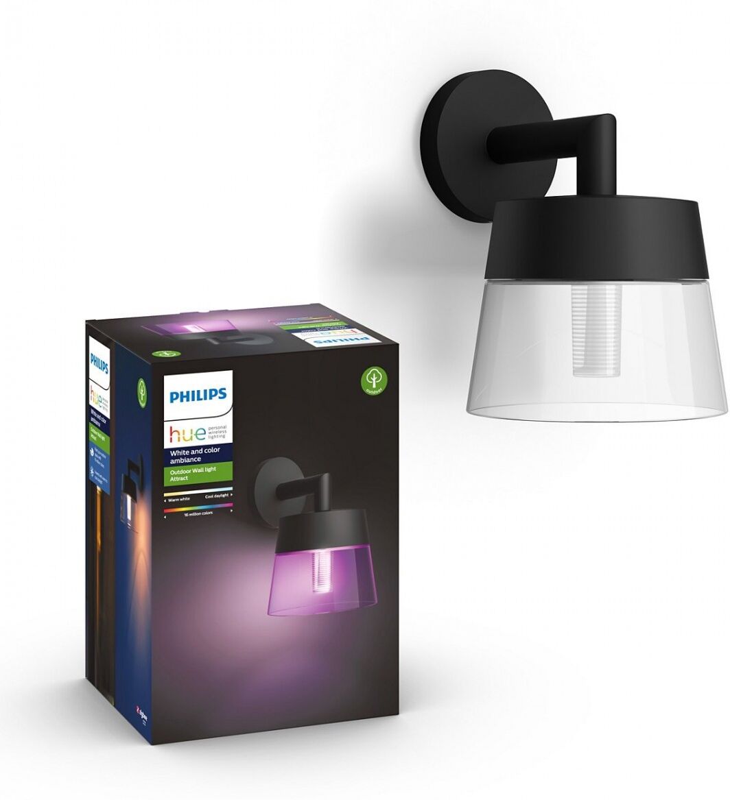 Philips Hue 17461/30 / P7 LED vonkajšie nástenné svietidlo Attract 1x8W   RGB - White and Color Ambiance