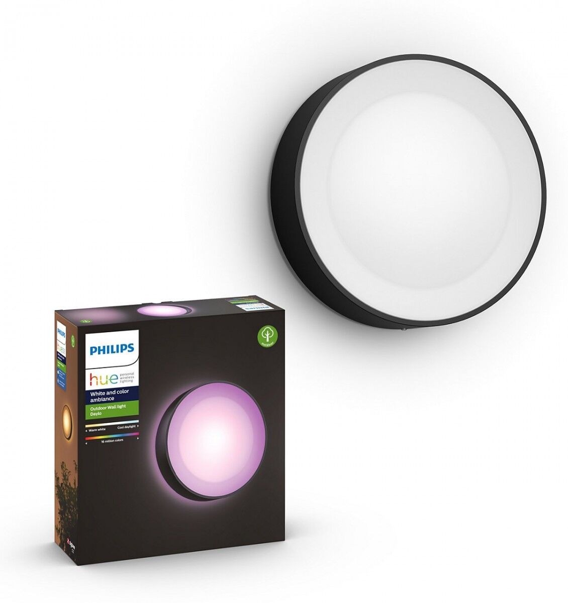 Philips Hue 17465/30 / P7 LED vonkajšie nástenné svietidlo Daylo 1x15W   RGB - White and Color Ambiance