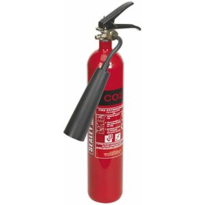 Loops - 2kg Carbon Dioxide Fire Extinguisher - Lightweight Aluminium - Refillable