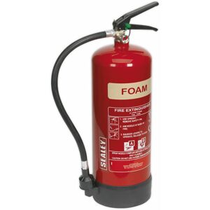 Loops - 6L Foam Fire Extinguisher - Aqueous Film-Forming Foam - Refillable - Class a & b