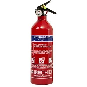 Firechief FAP1 1kg Powder Fire Extinguisher   ABC Powder Extinguisher With Kitem