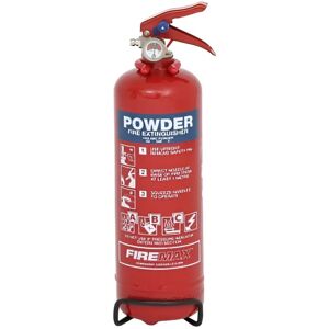 Firemax 1kg ABC Powder Extinguisher With Wire Bracket