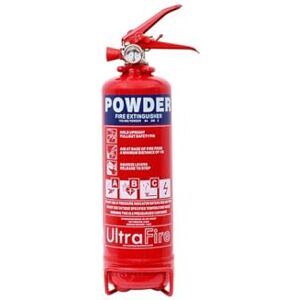 Equip 1KG ABC Dry Chemical Powder Fire Extinguisher with Steel Wall Bracket Fire Extinguisher for the Home or Car