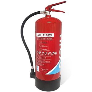 Firexo All in One Fire Extinguisher (9 Litre / 9 kg) - Multipurpose Extinguisher for ALL FIRES inc. Li-ion Battery Fires! - Safety & Emergency Equipment for Home, Kitchen, Fireplace, Grill, Caravan