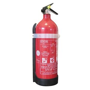 CORA 000126804 Powder Fire Extinguisher with Support Stand, 2 kg, Class 8A 70B-C
