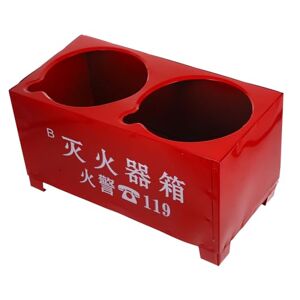 Housoutil Fire Extinguisher Bracket Extinguisher Storage Holders Fire Equipment Holders Fire Extinguisher Rack Extinguisher Fixation Holder Iron Extinguisher Holder Bracket for Extinguisher