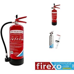 Firexo Restaurant Fire Safety Pack - Multipurpose Fire Extinguisher Pack for All Fires