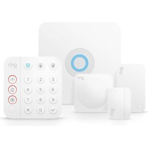 RING Alarm (2nd gen) 5 Piece Security Kit, White