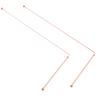 Unbranded Copper Dowsing Rods - 99.9% Pure Copper