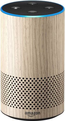 Refurbished: Amazon Echo 2nd Gen (XC56PY) - Oak Finish, B