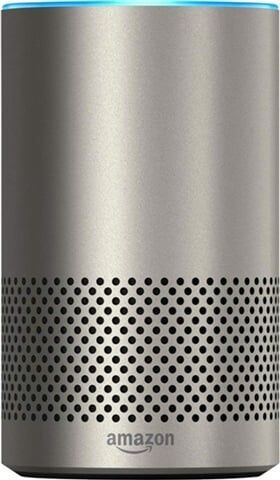 Refurbished: Amazon Echo 2nd Gen (XC56PY) - Silver Finish, B