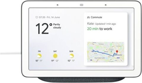 Refurbished: Google Nest Hub - Charcoal, A