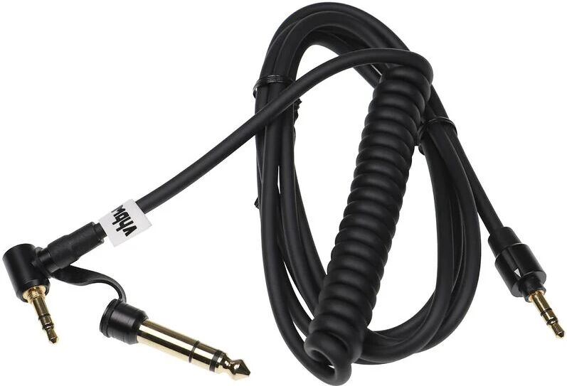 vhbw Audio AUX Cable compatible with Monster Beats by Dr. Dre Solo 2, Solo 3 Headphones - Audio Cable, 3.5 mm Jack to 6.3 mm, 150 cm Black