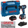 AKTION: BOSCH Professional GSR 18V-90 C Akku-Schrauber-Set 18,0 V mit Prämie nach Registrierung blau/schwarz