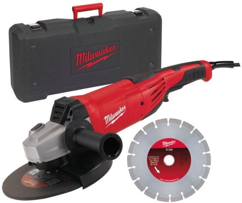 Milwaukee Meuleuse 2200 W AG 22-230 D-SET DMS