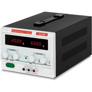 Stamos Soldering Labornetzgerät - 0 - 60 V - 0 - 20 A DC - 1,200 W - 4-stellige LED-Anzeige