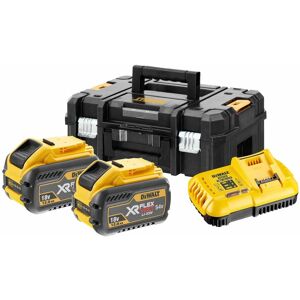 DeWalt Akku-Ladestation »FlexVolt Starter-Set 2xAkku 54V« (ohne Farbbezeichnung)