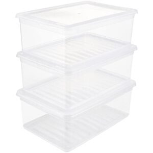 keeeper Aufbewahrungsbox »bea«, (Set, 3 St.), 3 x 11 L, mit Air Control-System transparent