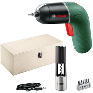 Bosch Akku-Bohrschrauber »IXO 6 Vino Set«, (Set) schwarz-rot