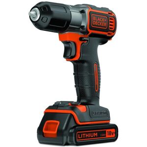 Black & Decker Akku-Bohrschrauber »ASD18K Autosense«, Schnellspannborhfutter orange-schwarz Größe