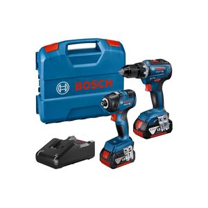 Bosch Professional Akku-Schrauber »Set GDR 18V-200 + GSR 18V-55« Blau, Schwarz Größe