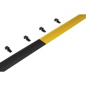 EHA Kantenprofil, für Industrierost Breitseite, pro lfd. m, max. Länge 1,2 m, schwarz / gelb