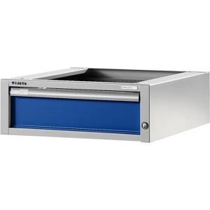 LISTA Werkbank-Baukastensystem, Unterbauschrank, Höhe 204 mm, 1 Schublade, enzianblau