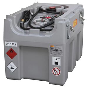 CEMO DT-Mobil Easy Diesel-Tankanlage, Volumen 460 l, mit Elektropumpe 24 V, 40 l/min, Automatik-Zapfpistole