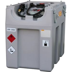 CEMO DT-Mobil Easy Diesel-Tankanlage, Volumen 600 l, mit Elektropumpe 24 V, 40 l/min, Automatik-Zapfpistole