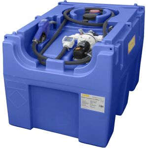 CEMO Tankanlage für AUS 32 (AdBlue®), Volumen 430 l, mit Automatik-Zapfventil, Elektropumpe 24 V, Breite 760 mm