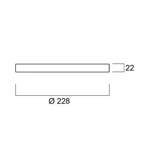 Sylvania Ringblende für Start 5in1, schwarz matt, Ø 22,8cm