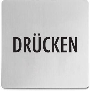 ZACK INDICI Hinweisschild Drücken