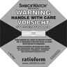 kaiserkraft Shockwatch® Präzisionsindikator, VE 50 Stk, Empfindlichkeit 15 g / 50 ms, grau