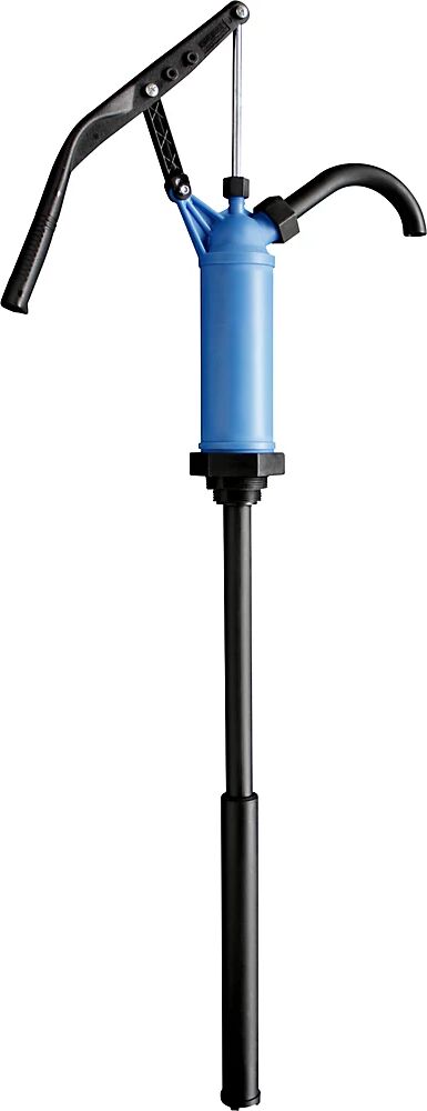 Jessberger Kanister-/Fass-Handpumpe für Mineralölprodukte, blau 0,3 - 0,45 l/Hub