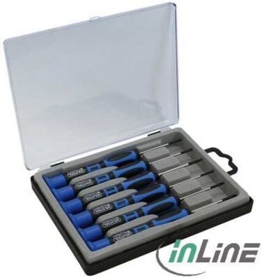 InLine Elektronik Präzisions-Schraubendreher-Set - 6-teilig - Torx