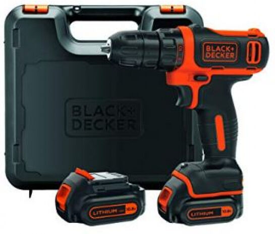 Black & Decker BDCDD12KB - Akku-Bohrschrauber 10.8V