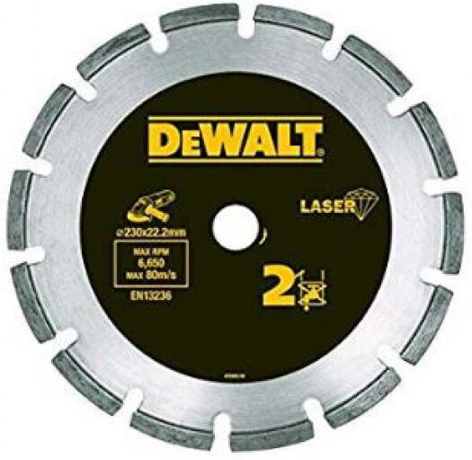 DeWalt DT3773 - LasergeschWeisste Diamant-Trennscheibe - 230mm