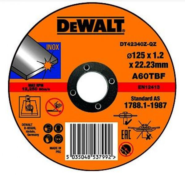 DeWalt DT42340Z-QZ - Trennscheibe 125mm