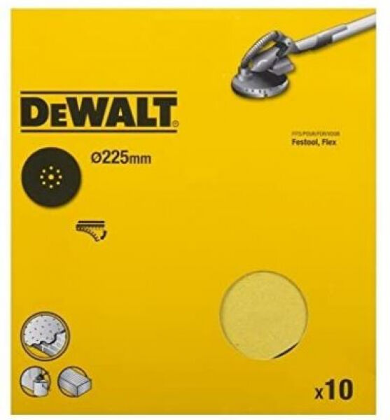 DeWalt DT3170-QZ - Schleifscheibe 225mm / K120 - 10 Stk.