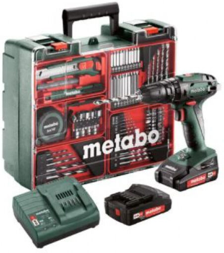 Metabo SB 18 Set Kit - Akku-Schlagbohrmaschine