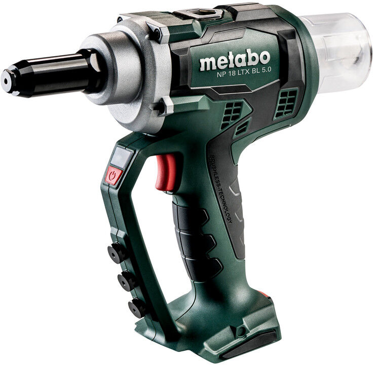 Metabo 619002840 NP 18 LTX BL 5.0 Akku Blindnietpistole 18 Volt ohne Akku oder Ladegerät