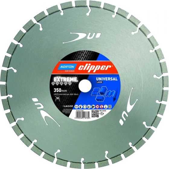 Clipper Extreme Universal Laser Diamant-Sägeblatt 400 x 25,4 mm