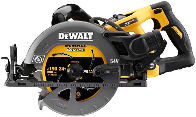 DeWalt DCS577N Handkreiss&auml;ge 190 mm 54 Volt Ohne Akku und Ladegerät