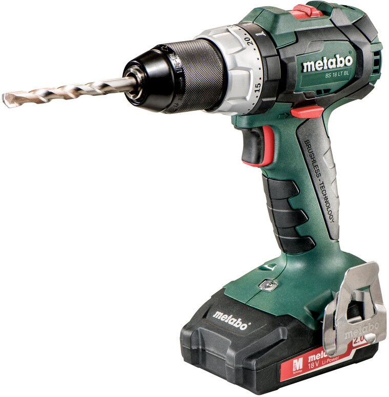 Metabo 602334550 BS 18 LT BL Akku Bohrschrauber 18 Volt 2.0 Ah Li-ion